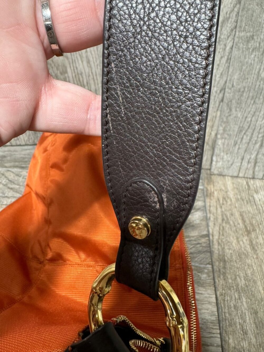 JEAN-PIERRE KLIFA Anteprima-Nueva Shoulder Bag Purse Orange Tassel Hobo Handbag - Picture 6 of 16
